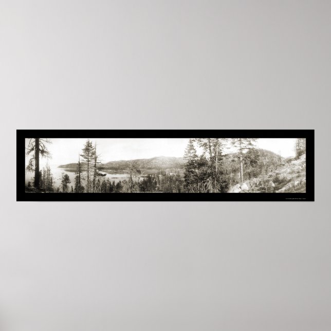 Affiche Glenbrook Lake Tahoe Photo 1906 (Devant)