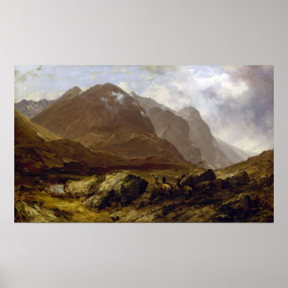 Affiche Glencoe par Horatio McCulloch