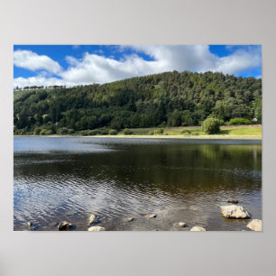 Affiche Glendalaugh Lakes Comté Wicklow Irlande Europe