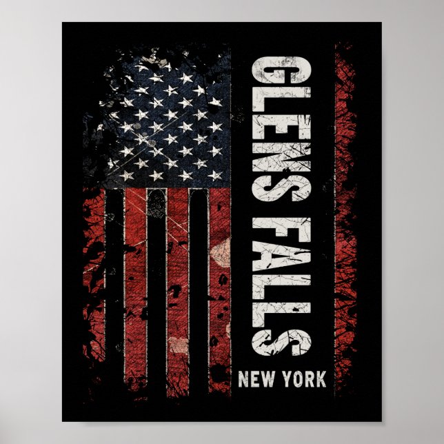 Affiche Glens Falls New York (Devant)