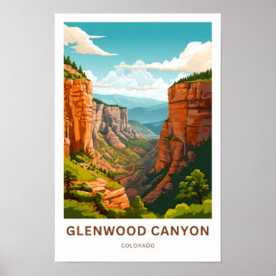 Affiche Glenwood Canyon Colorado Travel Imprimer