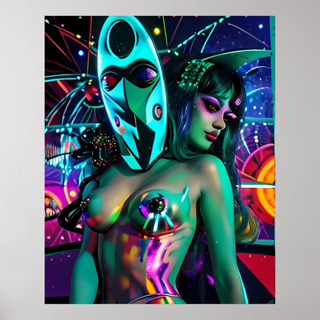 Affiche Glitch Dream-Streaming the Old Gods (Devant)