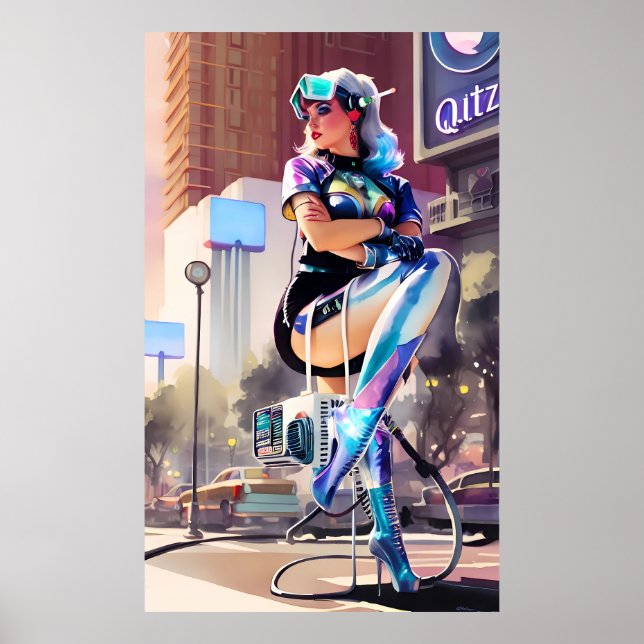 Affiche Glitz, Qitz et Glamour Ken Gage Art (Devant)