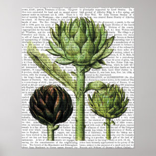 Affiche Globe Artichoke Print