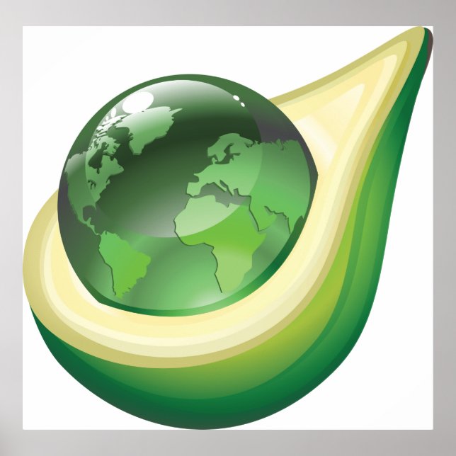 Affiche Globe d'Avocado (Devant)