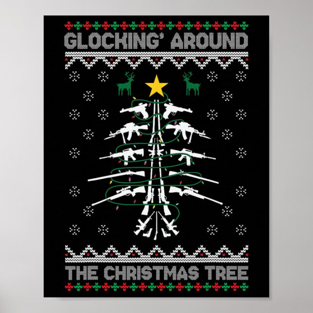 Affiche Glocking Around The Christmas Tree Ugly Christmas  (Devant)