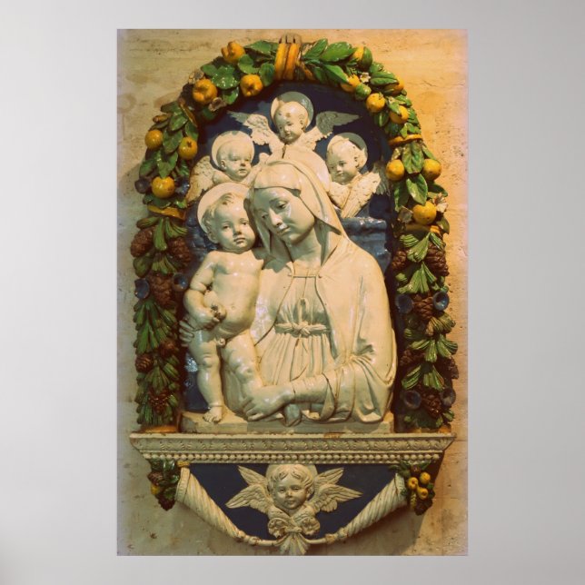 Affiche gloire à jésus et marie (Devant)