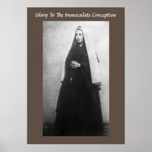 AFFICHE GLOIRE À LA CONCEPTION IMMACULÉE