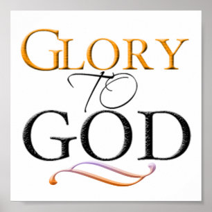 Affiche Gloire à l'affiche de Dieu