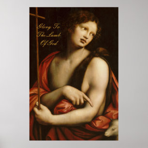 AFFICHE GLOIRE À L'AGNEAU DE DIEU