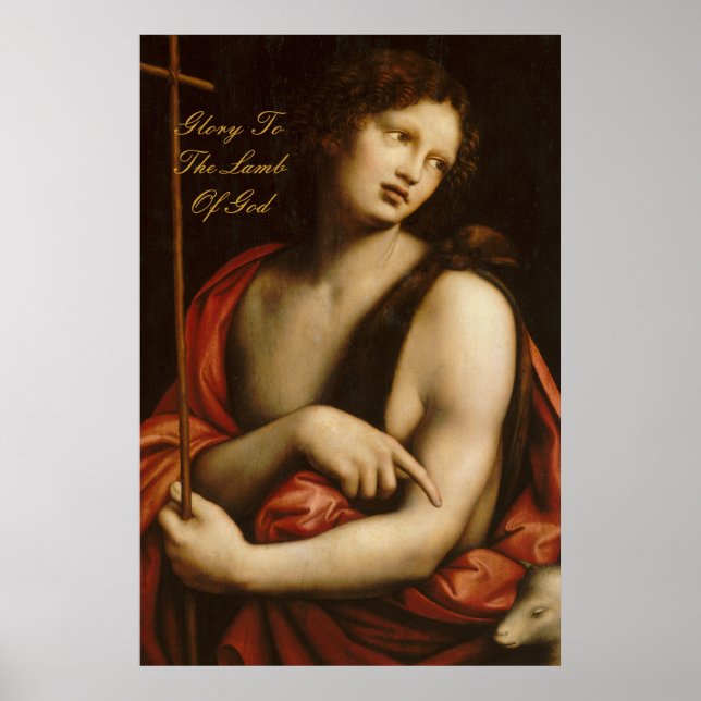 AFFICHE GLOIRE À L'AGNEAU DE DIEU (Devant)