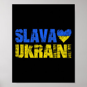 Affiche Gloire à l'Ukraine