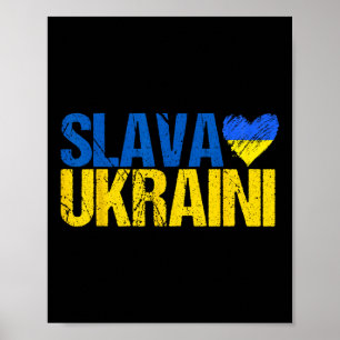 Affiche Gloire à l'Ukraine