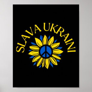 Affiche Gloire à l'Ukraine Gloire à l'Ukraine Solidarité a