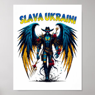 Affiche Gloire à l'Ukraine - Pro Ukraine ukrainienne