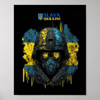 Affiche Gloire à l'Ukraine -Slava Ukraïni