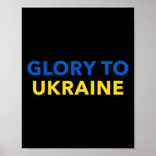 Affiche Gloire à l'Ukraine - Slava Ukraïni