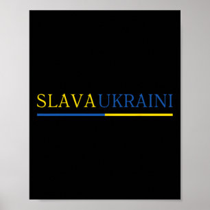 Affiche Gloire à l'Ukraine Slava Ukraini 2