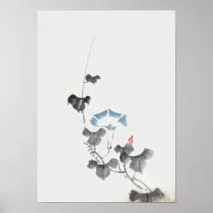 Affiche Gloire du matin Hokusai Art japonais