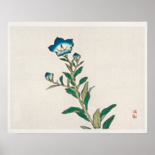 Affiche Gloire du matin par Kōno Bairei (1844-1895)