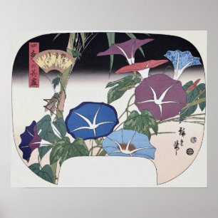 Affiche Glorieuses du matin, Hiroshige, Ukiyo-e