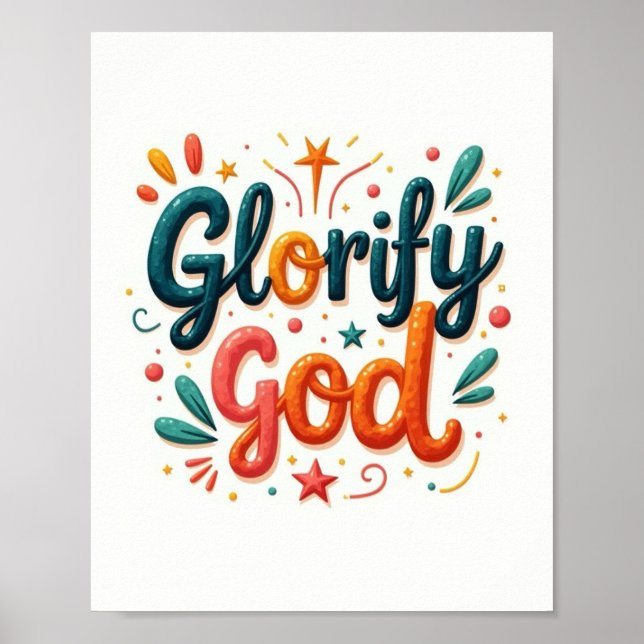 Affiche Glorifier Dieu (Devant)