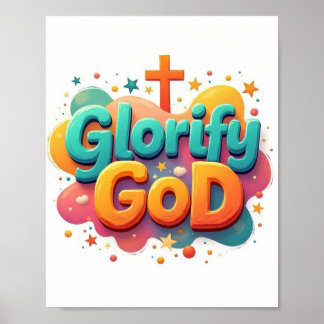 Affiche Glorifier Dieu