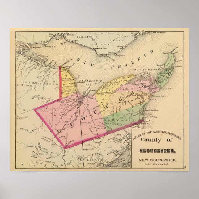 Affiche Gloucester Co., NB (Devant)