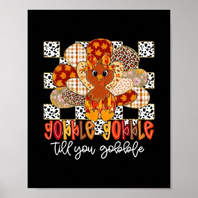 Affiche Gloups Gloups Jusqu'à Ce Que Vous Titubiez Dinde d (Devant)