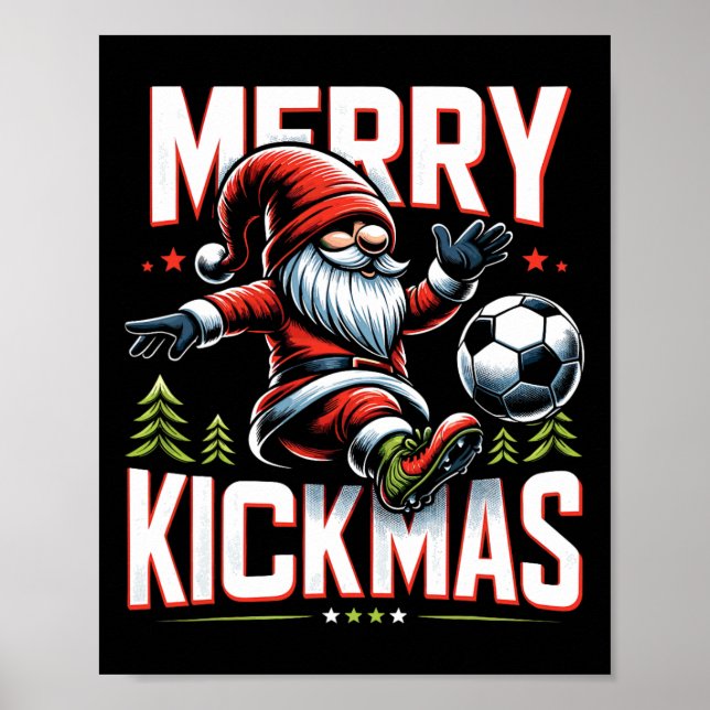 Affiche Gnome de foot Merry Kickmas  (Devant)