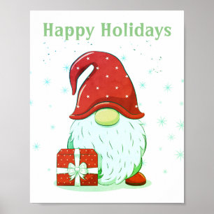 Affiche Gnome de Noël