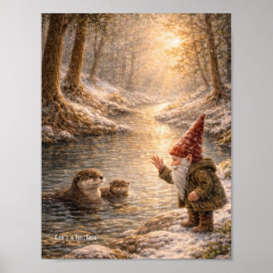 Affiche Gnome et Loutre