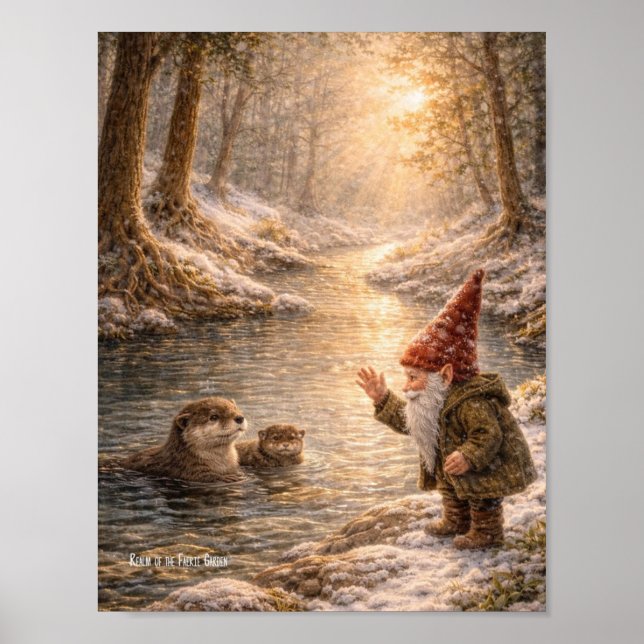 Affiche Gnome et Loutre (Devant)