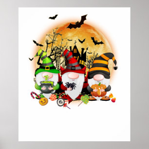 Affiche gnome Halloween