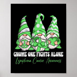 Affiche Gnome One combat seul Lymphome Cancer Sensibilisat