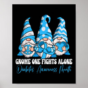 Affiche Gnome One combat seul Mois de sensibilisation au d