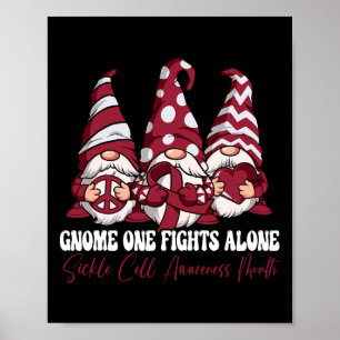 Affiche Gnome One combat seul Mois de sensibilisation aux 