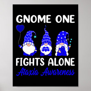 Affiche Gnome One Seul contre tous Ruban bleu Sensibilisat