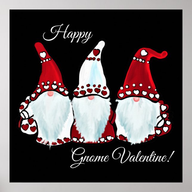 Affiche Gnome Saint-Valentin  (Devant)