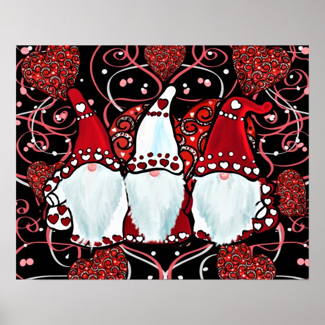 AFFICHE GNOMES DE LA SAINT-VALENTIN   (Devant)