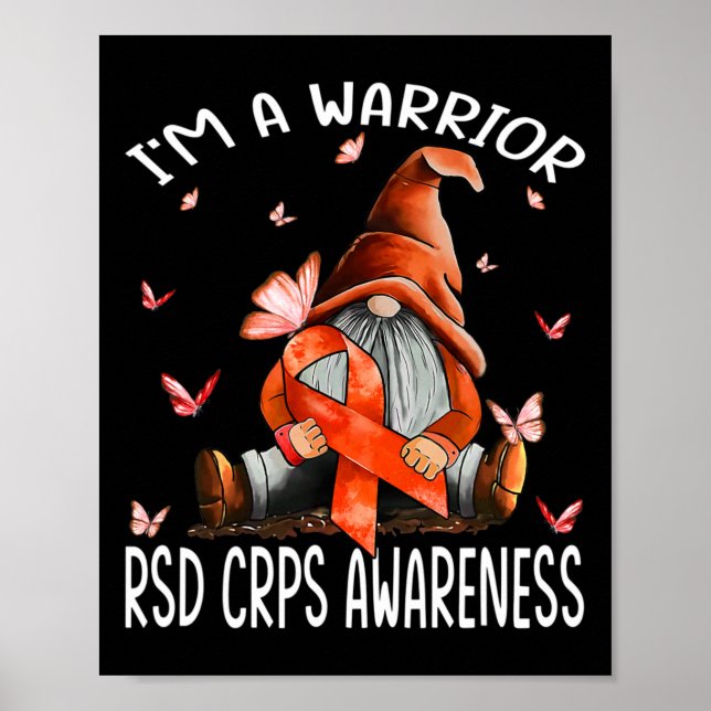 Affiche Gnomes I'm A Warrior Rsd Crps Sensibilisation Papi (Devant)