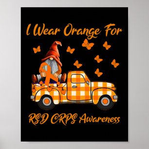 Affiche Gnomes Je Porte Orange Pour La Sensibilisation Des