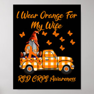 Affiche Gnomes Je Porte Orange Pour Ma Femme Rsd Crps Laur