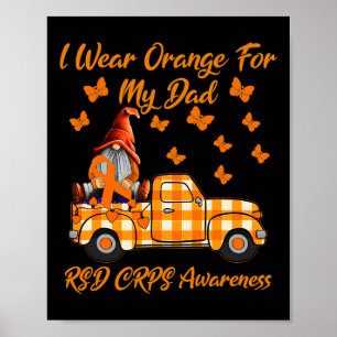 Affiche Gnomes Je Porte Orange Pour Mon Papa Rsd Crps Sens