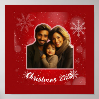 Affiche Gnomes Noël Personnaliser le fond de photo