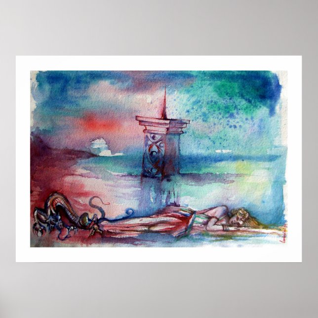 AFFICHE GNOMON ET DAME DU LAC (Devant)