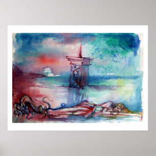AFFICHE GNOMON ET DAME DU LAC