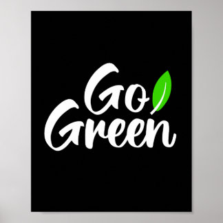 Affiche Go green
