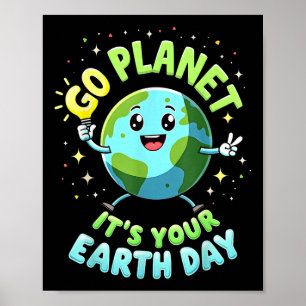 Affiche Go Planet Son Jour des terres 2025 Enseignant Enfa