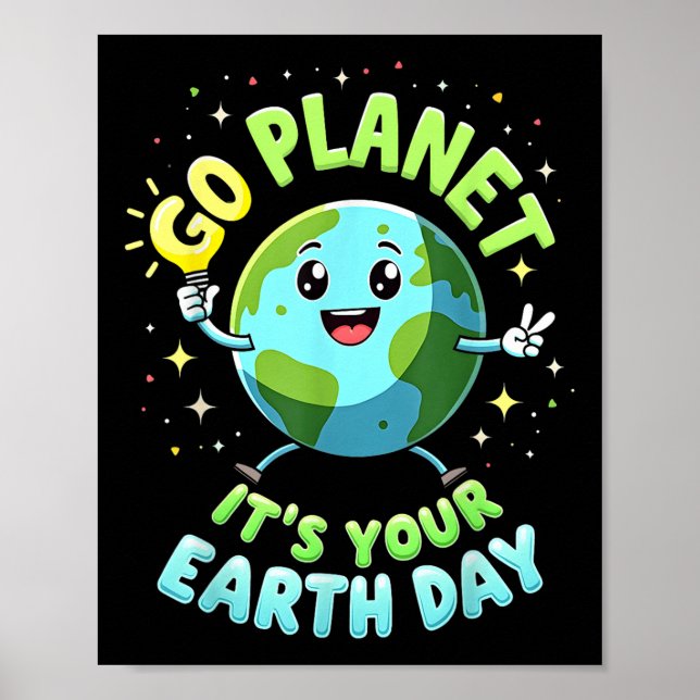 Affiche Go Planet Son Jour des terres 2025 Enseignant Enfa (Devant)